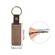 Custom Wooden Keychain